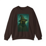 Wizard Pug Sweatshirt, Cozy Unisex Sweatshirt, Funny Pet Lover Gift, Halloween Apparel, Casual Trendy Crewneck