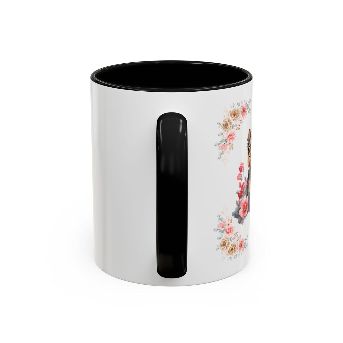 Geeky Goddess Yorkie Accent Coffee Mug