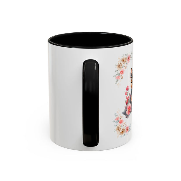 Geeky Goddess Yorkie Accent Coffee Mug