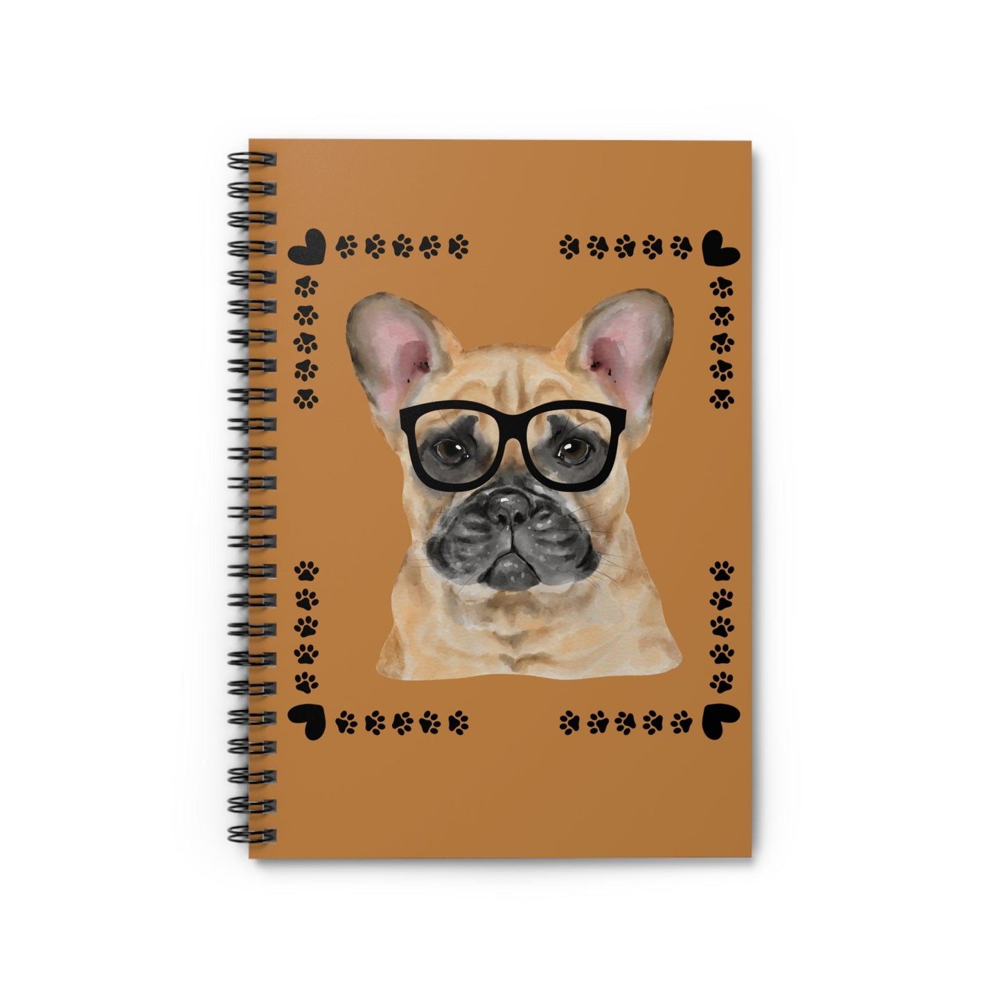 Geeky Good French Bulldog Spiral Notebook