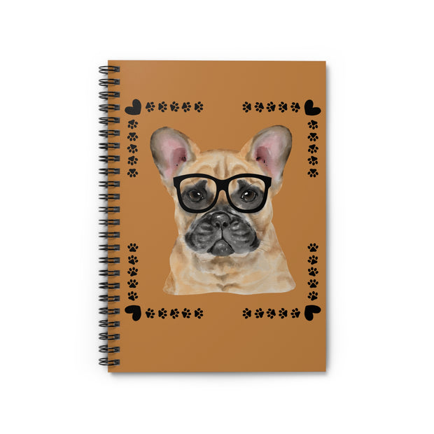 Geeky Good French Bulldog Spiral Notebook