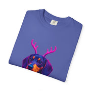 Dachshund in Reindeer Antlers T-Shirt | Christmas Sweater Lights Design