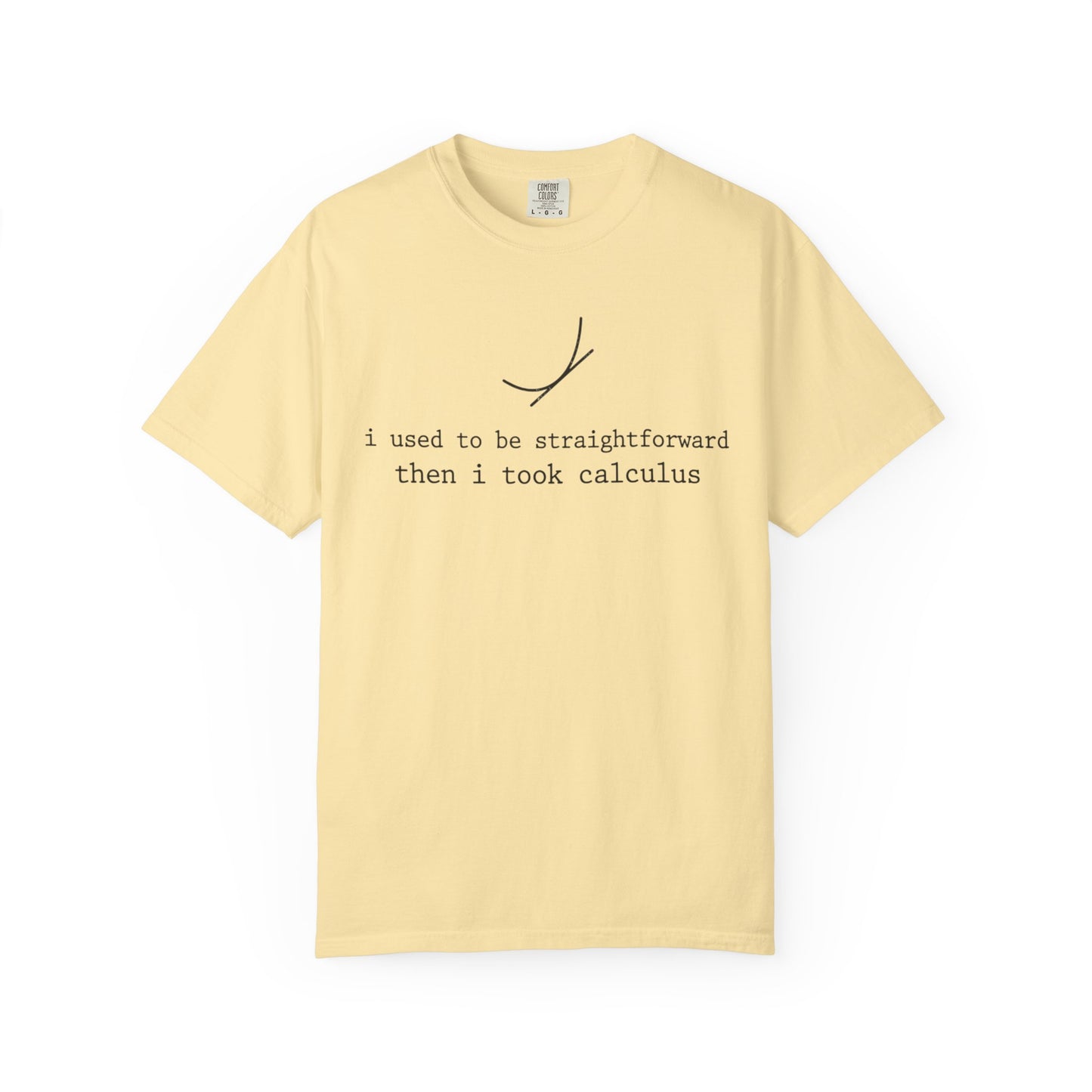 I Used to Be Straightforward Then I Took Calculus T-Shirt, Funny Math Pun Tee, Calculus Student Shirt, STEM Graphic Tee, Math Teacher Gift