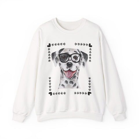 Geeky Good Dalmatian Unisex Crewneck Sweatshirt