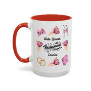 'Side Quest: Bridesmaid Duties' Accent Coffee Mug