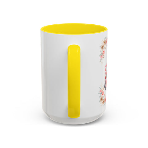 Geeky Goddess Yorkie Accent Coffee Mug