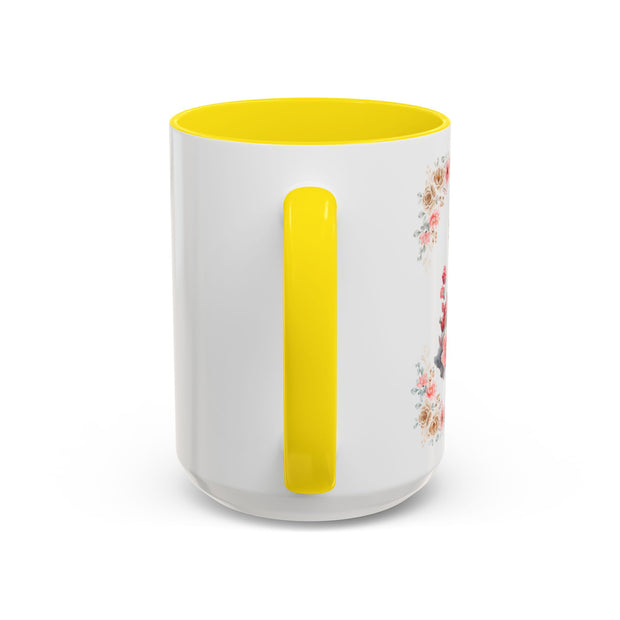 Geeky Goddess Yorkie Accent Coffee Mug