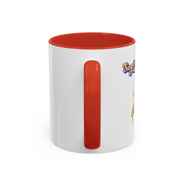 'Sagittarius' Zodiac Accent Coffee Mug