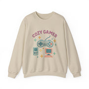 Cozy Gamer Sweatshirt, Unisex Crewneck, Gaming Gift, Comfortable Outfit, Video Game Apparel, Casual Style