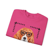 Geeky Good Beagle Unisex Crewneck Sweatshirt