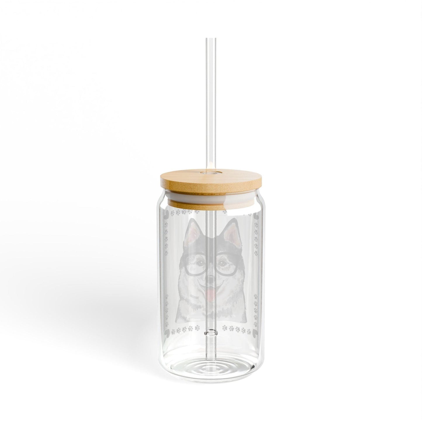 Geeky Good Siberian Husky Sipper Glass