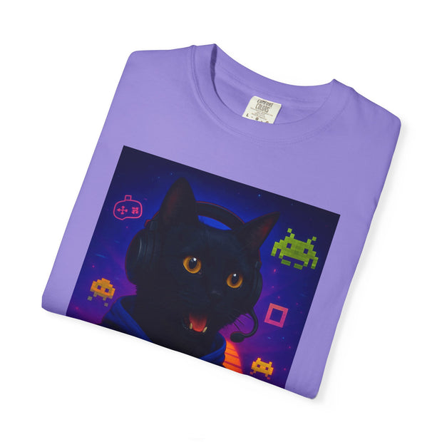 Game On Black Cat Unisex T-shirt