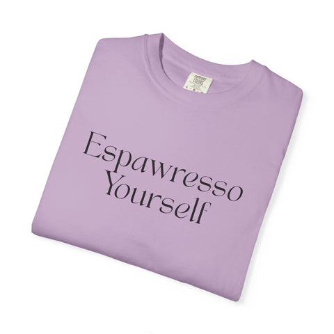 'Espawresso Yourself' French Bulldog Unisex T-Shirt