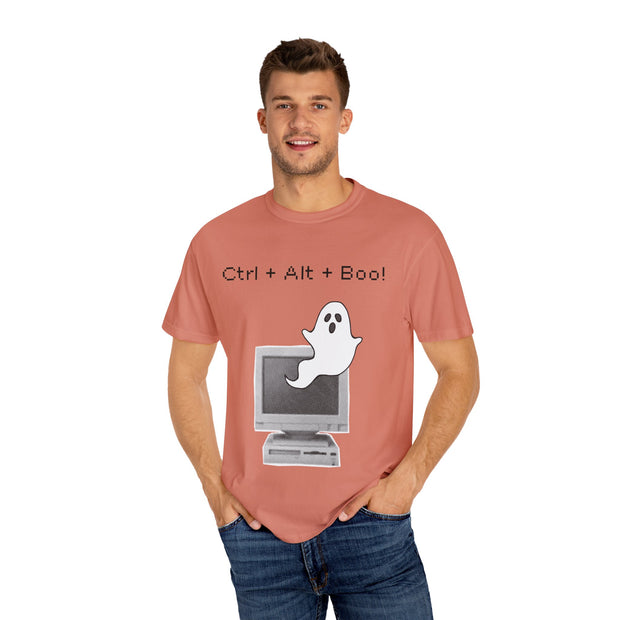 'Ctrl + Alt + Boo!' Unisex T-shirt