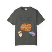 'Feline Good with a Book & Brew' Unisex T-Shirt