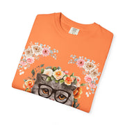 Geeky Goddess Gray Cat Unisex T-Shirt