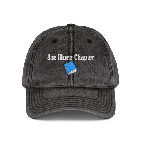 'One More Chapter' Vintage Embroidered Cap