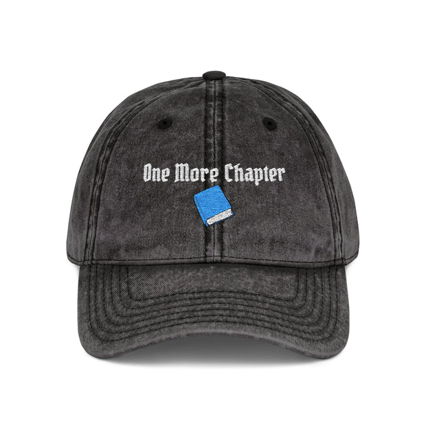 'One More Chapter' Vintage Embroidered Cap