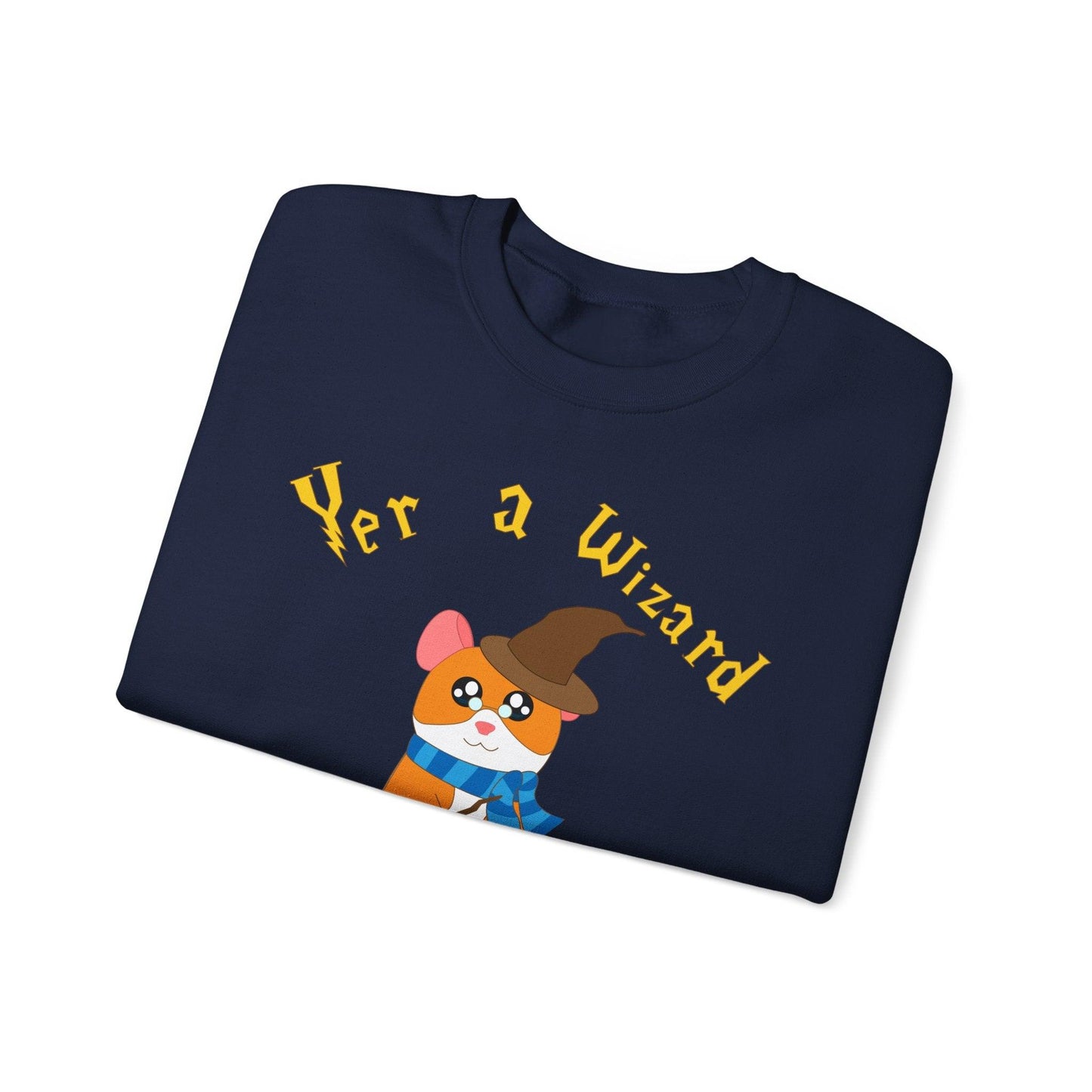 Hammy Wizard Hamster Sweatshirt | Cute Wizard Hamster Crewneck