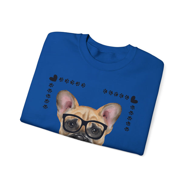 Geeky Good French Bulldog Unisex Sweatshirt