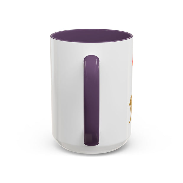 'Leo' Zodiac Accent Coffee Mug