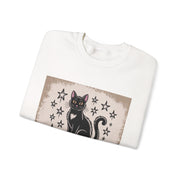 Cat and Book Lover's Crewneck Sweatshirt