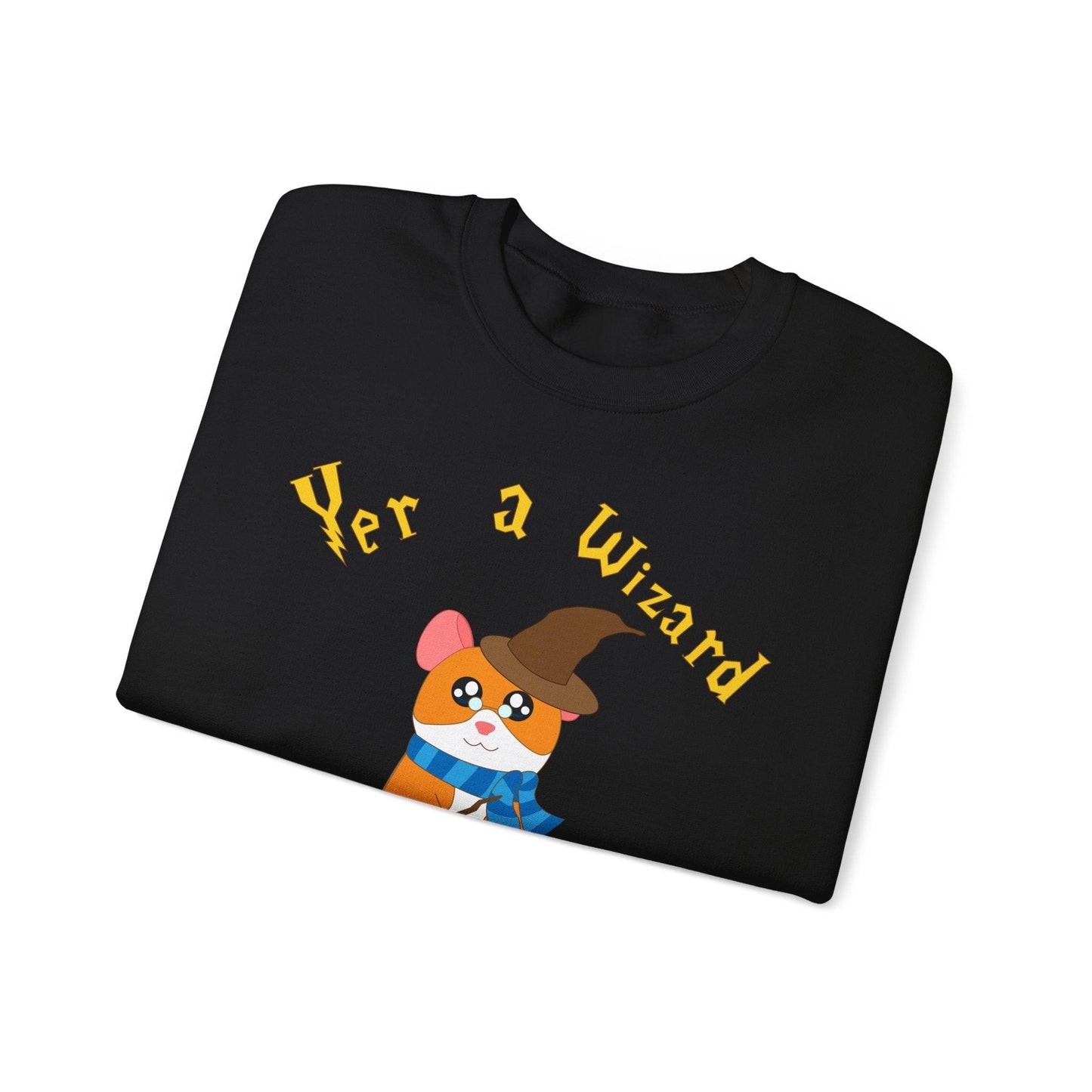 Hammy Wizard Hamster Sweatshirt | Cute Wizard Hamster Crewneck