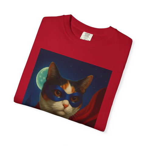 Superhero Tri-Colored Cat Unisex T-shirt