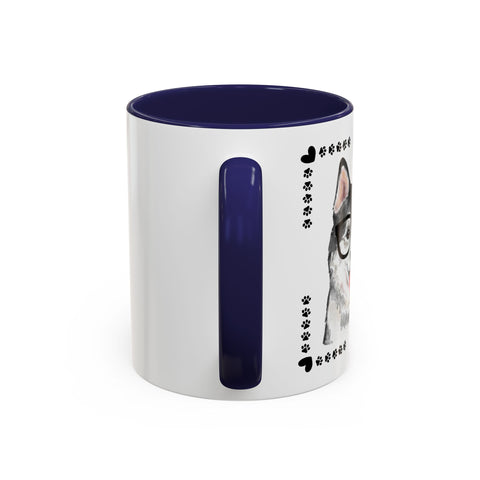 Geeky Good Siberian Husky Accent Coffee Mug