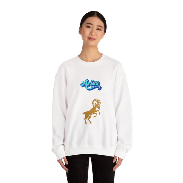 'Aries' Zodiac Unisex Crewneck Sweatshirt