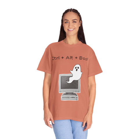 'Ctrl + Alt + Boo!' Unisex T-shirt