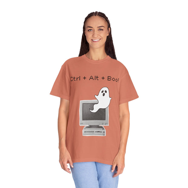 'Ctrl + Alt + Boo!' Unisex T-shirt