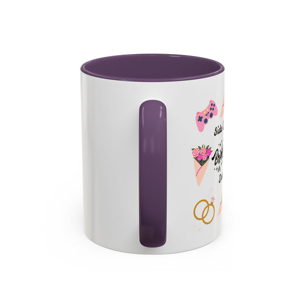 'Side Quest: Bridesmaid Duties' Accent Coffee Mug