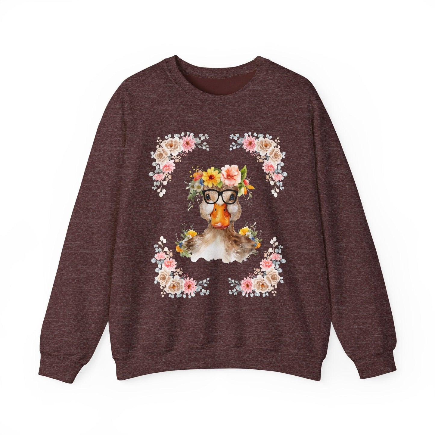 Geeky Goddess Duck Unisex Crewneck Sweatshirt