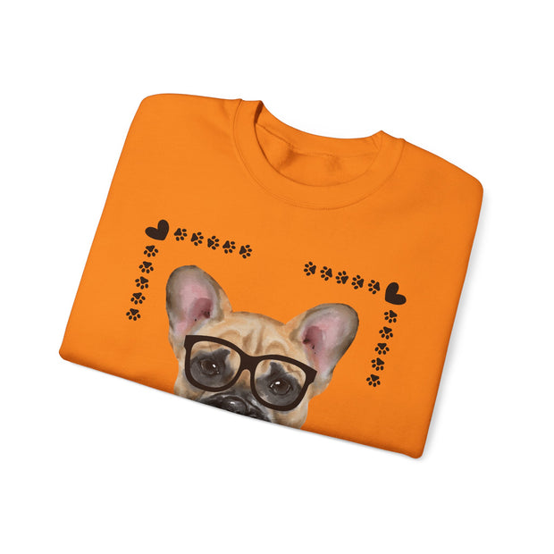 Geeky Good French Bulldog Unisex Sweatshirt