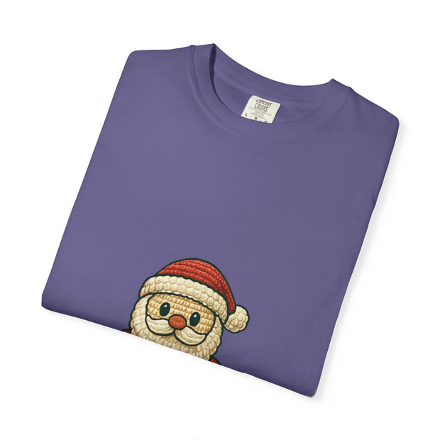 Festive Santa Gaming T-Shirt, Unisex Holiday Tee, Funny Christmas Shirt, Gamer Gift, Cute Santa Design