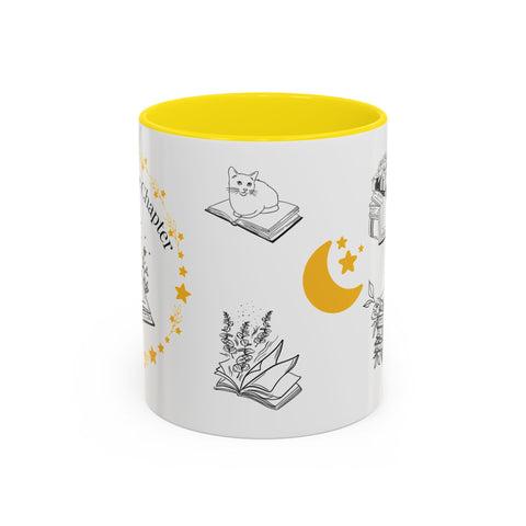 'Just One More Chapter' Accent Coffee Mug