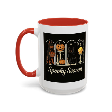 Spooky Season Doberman Accent Coffee Mug