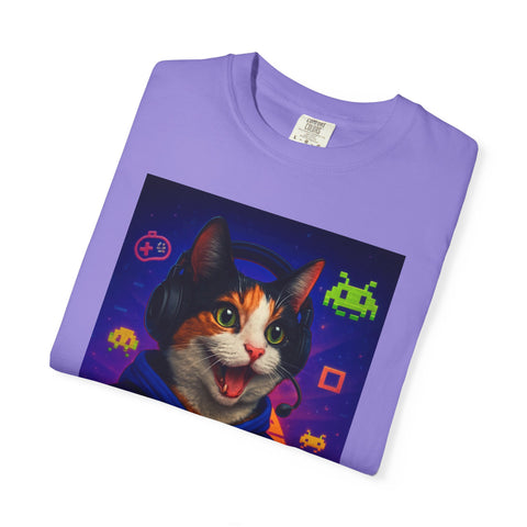 Game On Tricolored Cat Unisex T-shirt