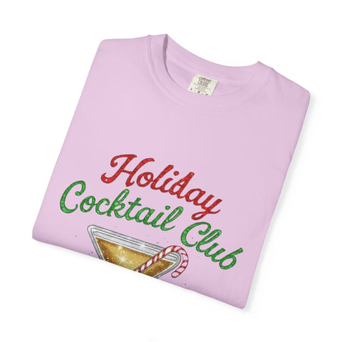 Holiday Cocktail Club T-Shirt | Let's Get Jolly Christmas Tee