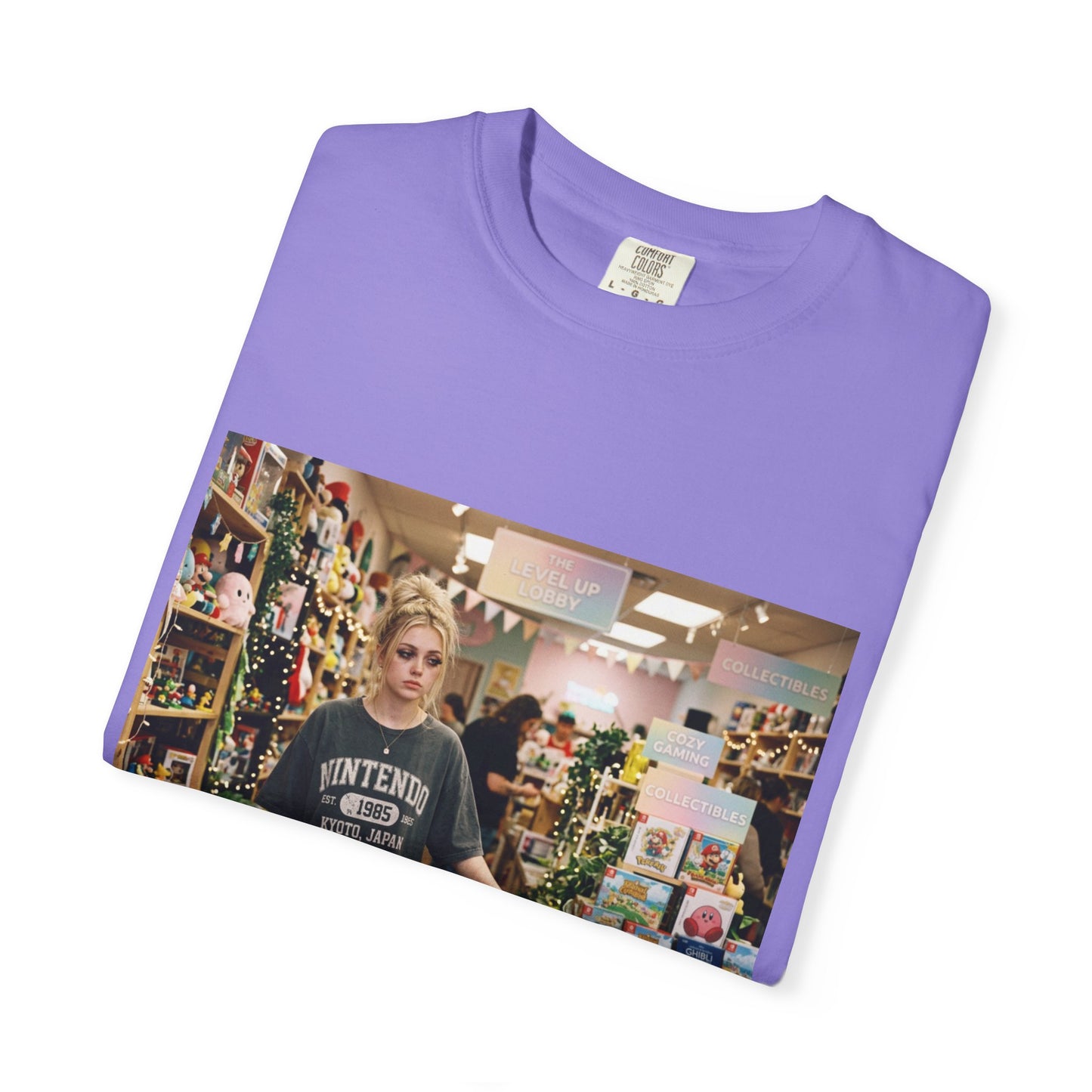 Unwell But Gaming Shirt | Gamer Girl Tee, Cozy Gaming Shirt, Video Game Lover Gift, Caffeine & Side Quests Aesthetic, Oversized Graphic Tee