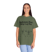 'Skeletons Don't Skip Leg Day' Unisex T-Shirt