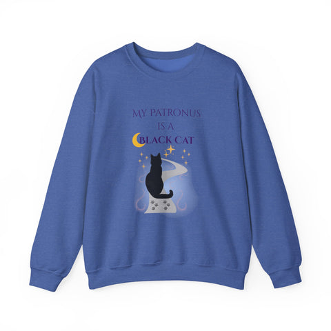 'My Patronus Is A Black Cat' Unisex Crewneck Sweatshirt
