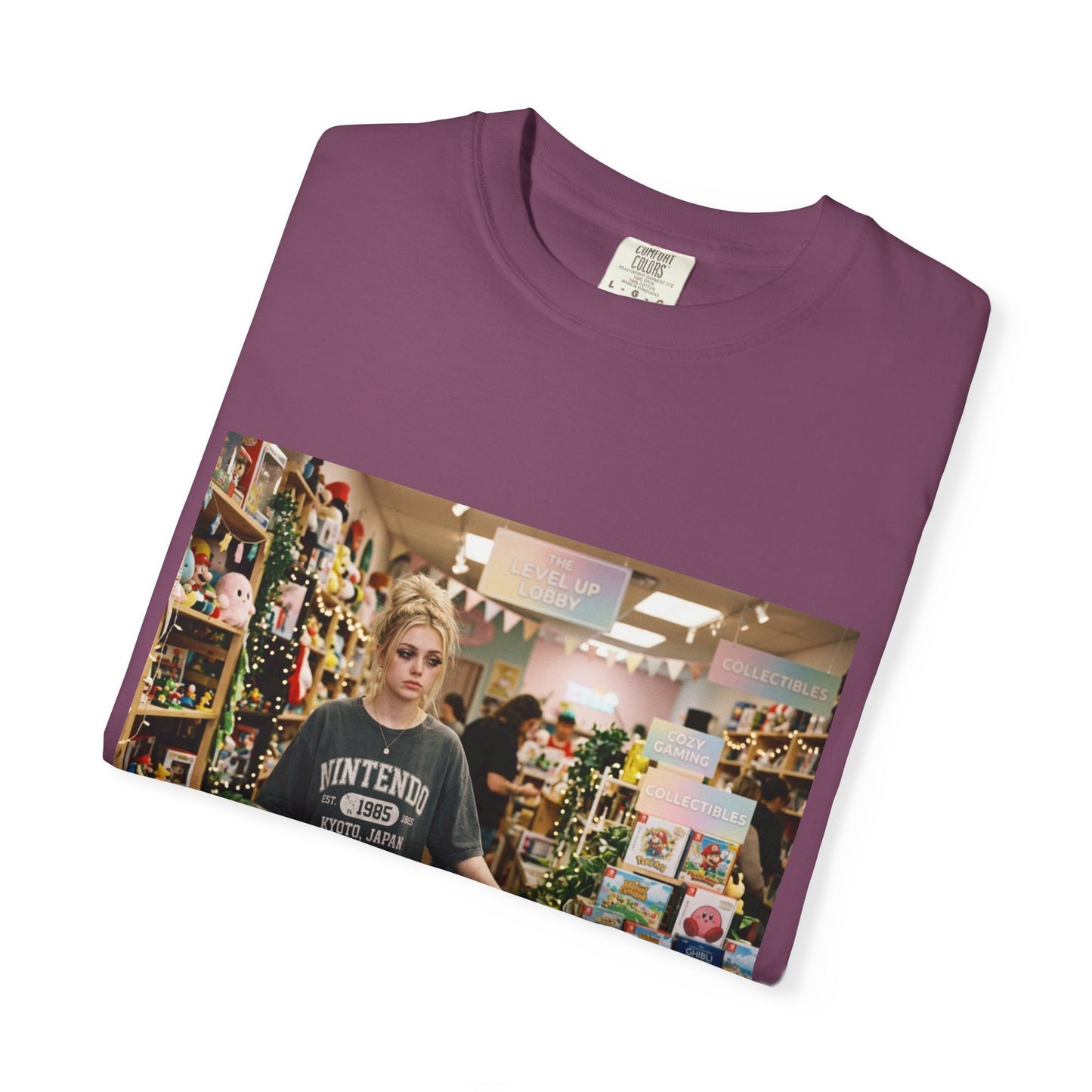 Unwell But Gaming Shirt | Gamer Girl Tee, Cozy Gaming Shirt, Video Game Lover Gift, Caffeine & Side Quests Aesthetic, Oversized Graphic Tee