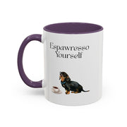 'Espawresso Yourself' Dachshund Accent Coffee Mug