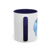 Blue/Green Planet Wrapped In A Bow Accent Coffee Mug