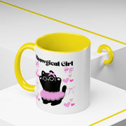 'Meowgical Girl' Accent Coffee Mug