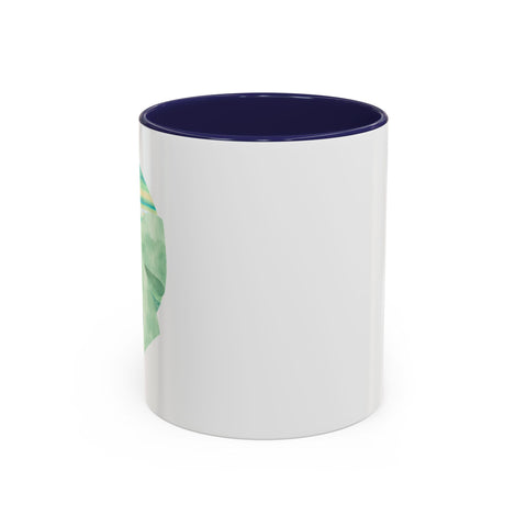 Green Planet Wrapped In A Bow Accent Coffee Mug