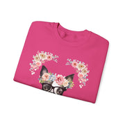 Geeky Goddess French Bulldog Unisex Crewneck Sweatshirt