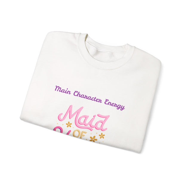 'Main Character Energy: Maid of Honor' Unisex Crewneck Sweatshirt